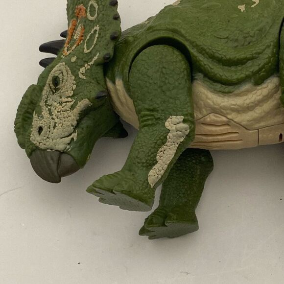 Mattel Green 2018 Jurassic World Fallen Kingdom Roarivores Sinoceratops Dinosaur - Picture 9 of 15